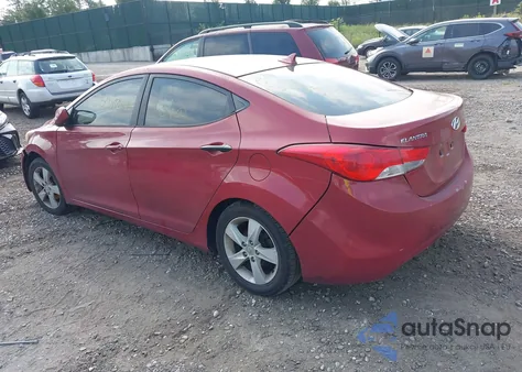 2012 Hyundai Elantra Gls (Ulsan Plant) z USA, uszkodzony, nr VIN KMHDH4AE9CU383683
